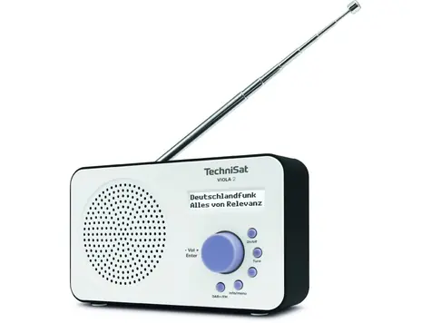 TechniSat VIOLA 2 bielo-čierna