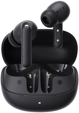 QCY Buds HT15 čierna / Bezdrôtové slúchadlá s mikrofónom / TWS / ANC / Bluetooth 5.4 / IPX4 / dobíjací box