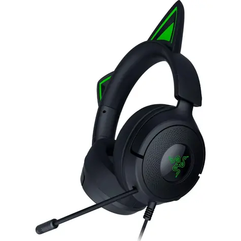 Razer Kraken Kitty V3 X čierna / herné slúchadlá / mikrofón / 3.5mm Jack