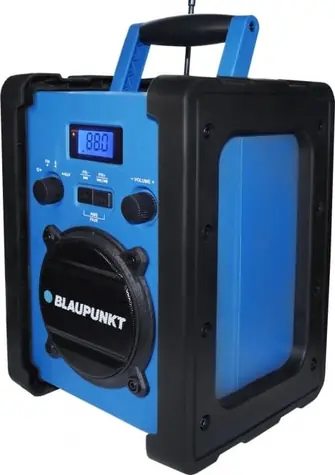 Rozbalené - Blaupunkt PP30BT modrá / prenosné odolné rádio / 5W / Bluetooth / výdrž až 10 hodín / rozbalené