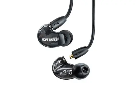 Rozbalené - Shure AONIC 215 čierna / Slúchadlá do uší / štúdio / 3.5 mm / kábel 1.27 m / rozbalené
