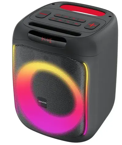 Rozbalené - Kenwood AS-P200BT čierna / Party reproduktor / Bluetooth 5.0 / 50 W RMS / USB / 10 h výdrž / rozbalené