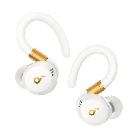 Rozbalené - Anker Soundcore Sport X20 biela / Bezdrôtové slúchadlá / mikrofón / BT 5.3 / IP68 / rozbalené
