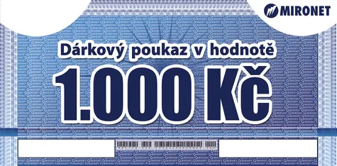 Darčekový poukaz v hodnote 1000,- Kč