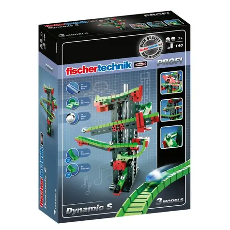 Fischertechnik Profi Dynamic S / Guličková dráha / od 7 rokov / 3 modely / 140 dielov