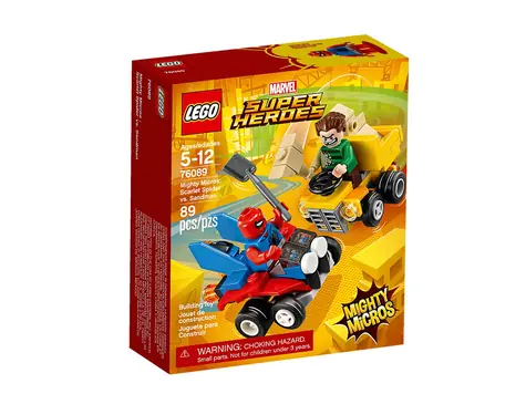 LEGO® MARVEL Super Heroes Play Set - Mighty Micros Scarlet Spider vs. Sandman - 76089