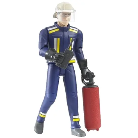 Bruder 60100 Hasič figúrka / Veľkosť 10.7 cm / od 4 rokov