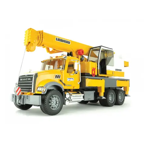 Bruder 02818 MACK Granite so žeriavom Liebherr / 1:16 / od 4 rokov