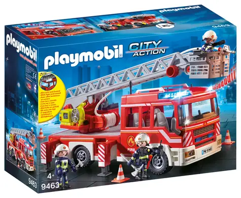 Playmobil® City Action 9463 Hasičské auto s rebríkom /od 4 rokov