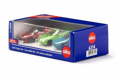 Siku Super 6314 Mercedes SLK & Audi R8 Spyder & BMW 645i / od 3 rokov