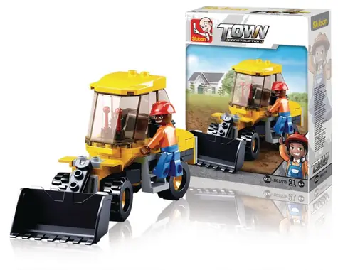Sluban Town Stavitelia M38-B0377B Malý nakladač / Lego - kompatibilný / Počet figúrok|dielikov: 1|132 / od 6 rokov