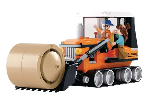 Sluban Town Farma M38-B0558 Buldozér / Lego - kompatibilný / Počet figúrok|dielikov: 2|229 / od 6 rokov