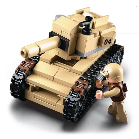 Sluban Army 8into1 M38-B0587B Tank / LEGO - kompatibilný / Počet figúrok|dielikov: 1|158 / od 6 rokov