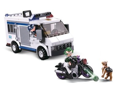 Sluban Polícia M38-B0652 Väzenské auto a zlodej na úteku / LEGO - kompatibilný / Počet figúrok|dielikov: 2|177 / od 6 rokov
