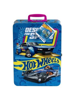 Theo Klein 2881 Hot Wheels Zberateľský kufrík veľký / pre 50 autíčok / od 3 rokov