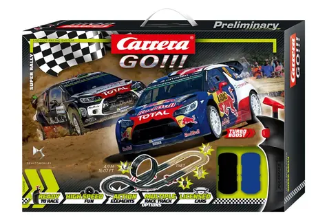 Carrera 62495 GO Super Rally / Autodráha / Dĺžka okruhu 4.9 m / od 6 rokov