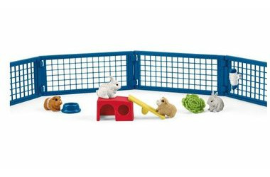 Schleich Farm World 42500 Ohrádka pre králiky a morčatá / od 3 rokov