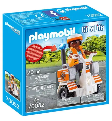 Playmobil® City Life 70052 Záchranárska dvojkolka / od 4 rokov