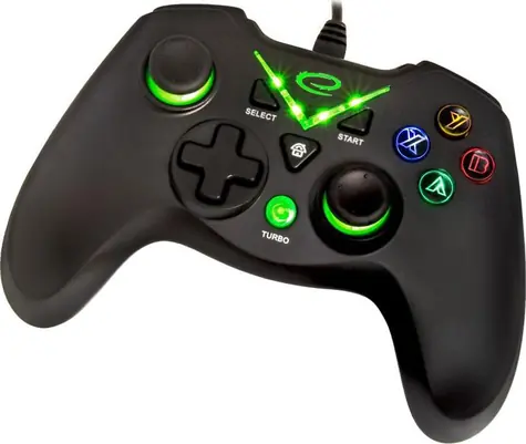 Esperanza EGG114K Pirate čierna / gamepad pre PC a Xbox One