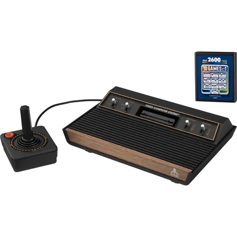 Atari 2600+ čierna / herná konzola / ovládač / 10 hier