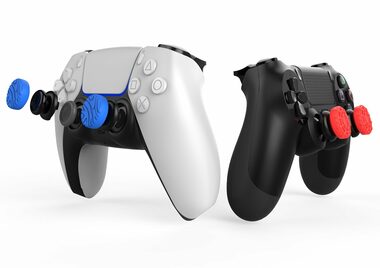 iPega P5029 Silikónové Krytky Ovládacích Páčok pre PS5/PS4 4ks červená/modrá