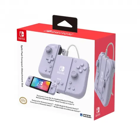 HORI Switch Split Pad Pre Attach Set Lavender / herné ovládače pre Nintendo Switch