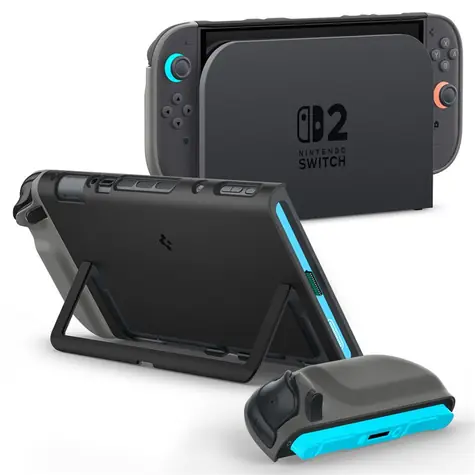 Spigen Nano Pop Ochranný kryt pre Nintendo Switch 2 black sesame