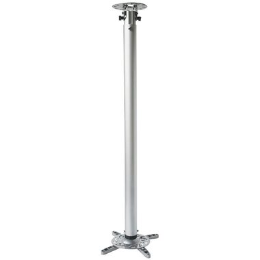 Techly Univerzálny stropný držiak na projektor 110-197 cm / 15 kg / strieborná