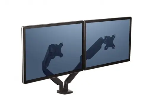 Fellowes Platinum Držiak monitora 2 ramená vedľa seba čierna / USB 3.0