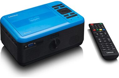 LENCO LPJ-500BU čierno-modrá / LED / 1920 x 1080 / 2800 ANSI / HDMI / USB / VGA