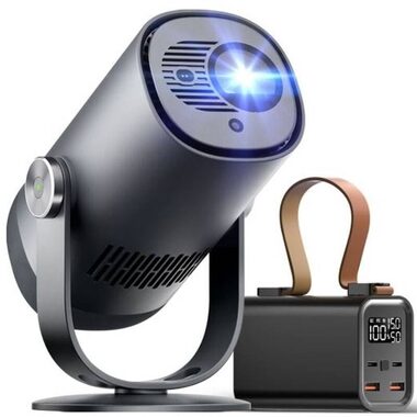 Dangbei Freedo + Powerbanka 20000 mAh čierna / DLP / 1920x1080 / 450 ANSI / Google TV / HDMI / USB / Wi-Fi / Bluetooth
