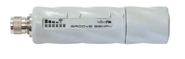 MikroTik RBGrooveA-52HPn / Vonkajšia jednotka / 2.4/5GHz / 802.11a/b/g/n / MIMO / TDMA / RouterOS Level4
