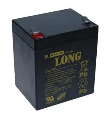 Long 12V 5Ah olovený akumulátor HighRate F2