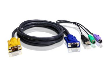 ATEN KVM Kábel HDB15-SVGA+USB+PS2 / 1.8m