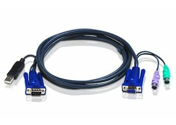 Aten KVM združený kábel k CS-82A 3M / 84A / 138A / 88A / USB na PS/2