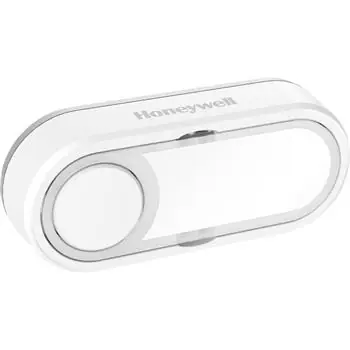 Honeywell DCP511E bezdrôtové tlačidlo k zvončeku so štítkom pre meno / biely