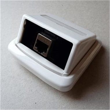 ABB TANGO Jednozásuvka 1xRJ45 cat6 STP biela