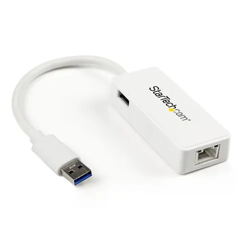 StarTech USB 3.0 adaptér NIC biela / pre sieťové pripojenie / RJ45 