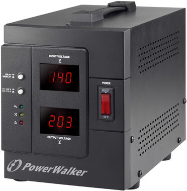 PowerWalker AVR 1500 SIV FR / regulátor napätia / 1500VA / 1200W / 2x FR