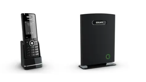 Snom M65 DECT/ Bezdrôtový IP telefón / LCD displej / 250 hodín pohotovostný režim