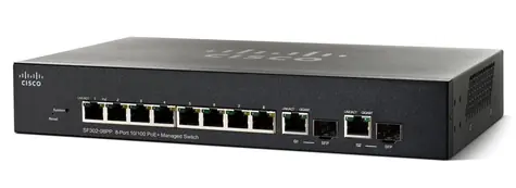 Cisco SF352-08 / Riadený Desktop Switch / 8x RJ-45 100M
