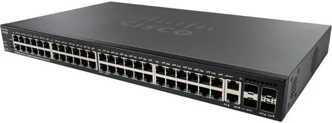 Cisco SG350X-48MP / 48 Port Gigabit Switch / 2x combo 10 Gbit SFP+ / 2x SFP+ / PoE / QoS / VLAN