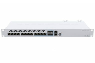 MikroTik CRS312-4C+8XG-RM / 8x 10Gbps LAN / 4x 10Gbps combo RJ-45&amp;SFP+ / 1U