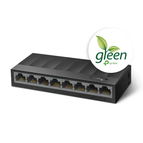 TP-link LS1008G čierna / Switch / 10|100|1000Mbps / 8x LAN