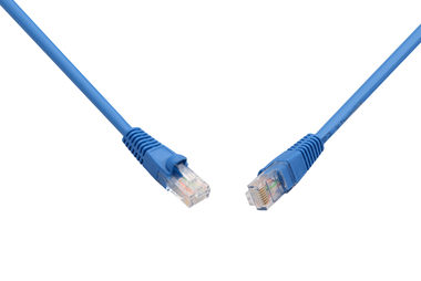 Solarix UTP CAT5E 10m snag proof modrá / Patch kábel / RJ45-RJ45