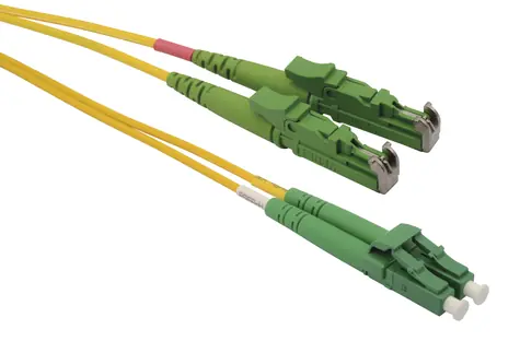 Solarix optický kábel E2000-LC APC 1m / Patch kábel / Singlemode / Duplex / OS