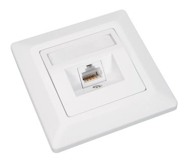 Solarix zásuvka 1x RJ45 CAT6 UTP pod omietku
