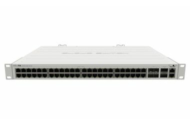 Mikrotik CRS354-48G-4S+2Q+RM / 48x 1Gbps LAN / 4X 10Gbps SFP+ / 2x 40Gbps QSFP+ / 2x PSU / 1U