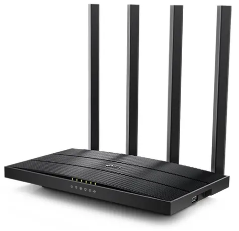 TP-LINK Archer C6U / Router AC1200 / 2.4GHz - 300Mbps / 5GHz - 867Mbps / WAN + 4x LAN + USB