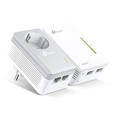 TP-LINK TL-WPA4226 Powerline AV600 Kit / 600Mbps / 2xLAN / WiFi / 1x napájacia zásuvka / 2 ks